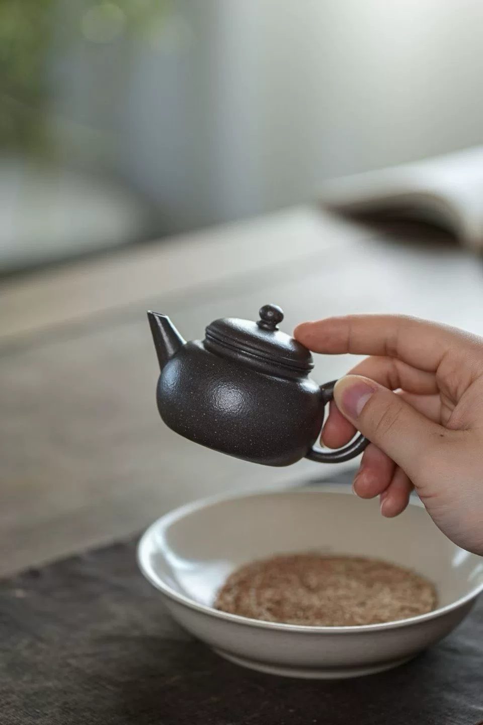 天青泥 小品壺