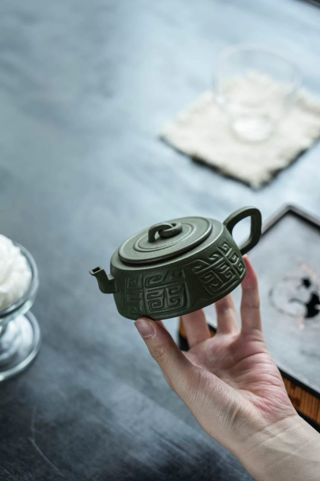 仿青銅器 矮秦權